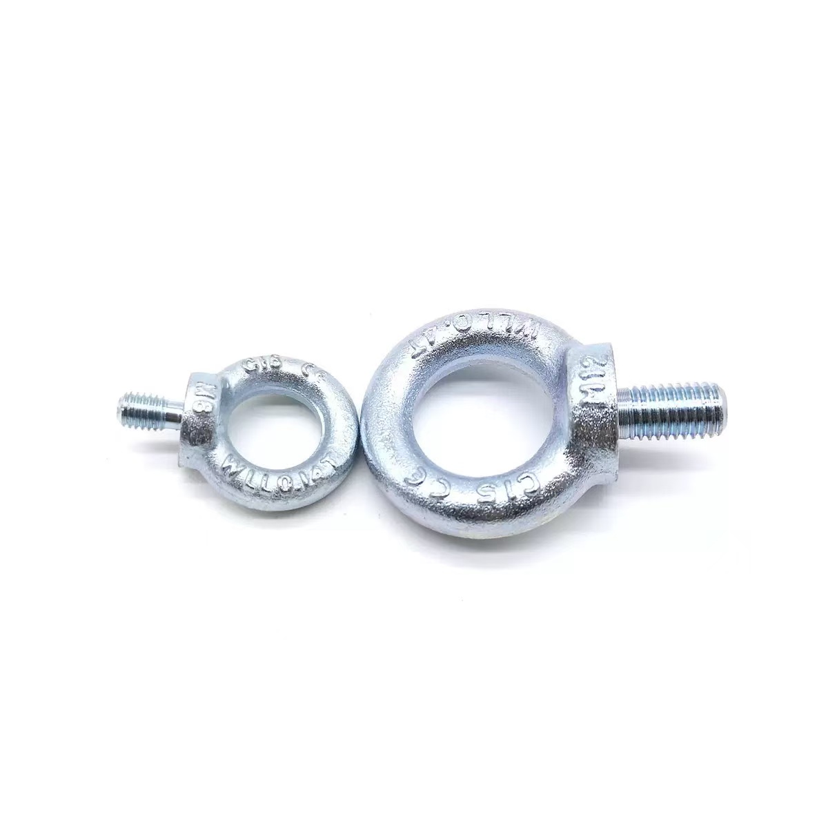 High-strength blue-white zinc plated grade 4.8, 8.8, 10.9, 12.9 lifting eye bolt DIN 580
