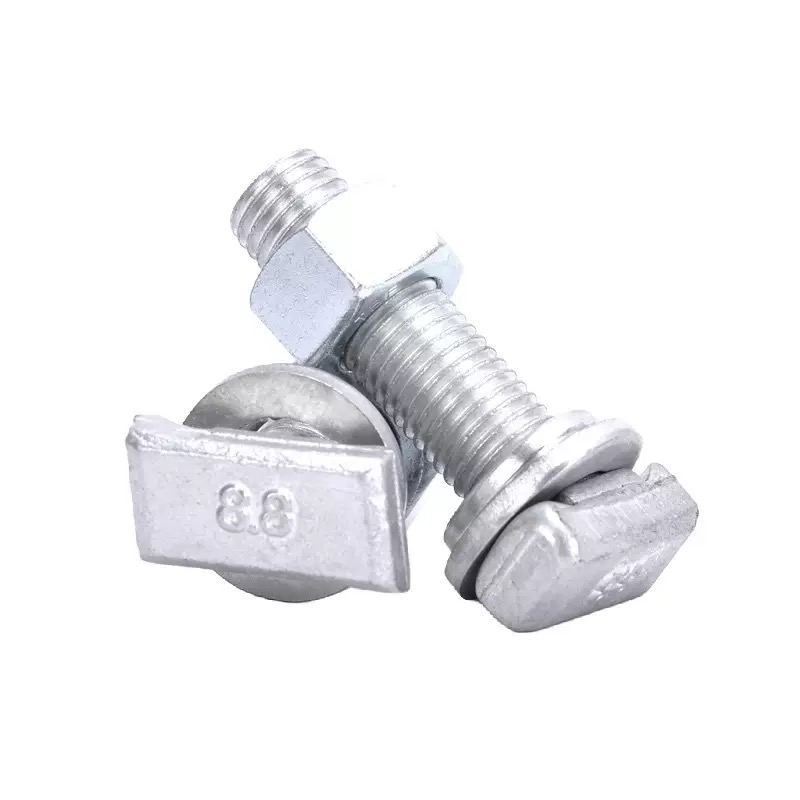 High-strength hot-dip galvanized grade 4.8, 8.8, 10.9, 12.9 T-bolt DIN 186