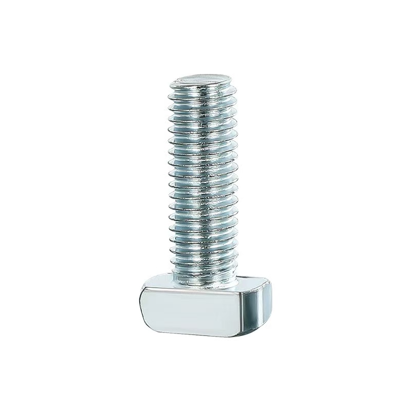 High-strength blue-white zinc plated grade 4.8, 8.8, 10.9, 12.9 T-bolt DIN 186