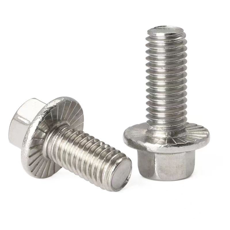 Stainless steel SS201, SS304, SS316 flange bolt DIN 6921 / DIN 6922