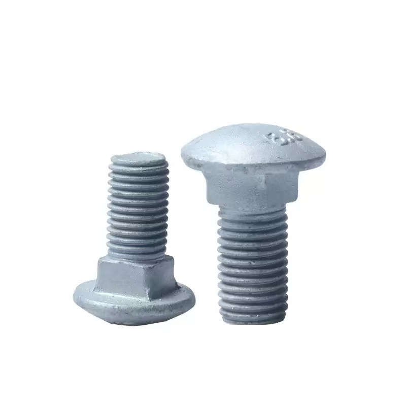 High-strength Dacromet coated grade 4.8, 8.8, 10.9, 12.9 carriage bolt DIN 603