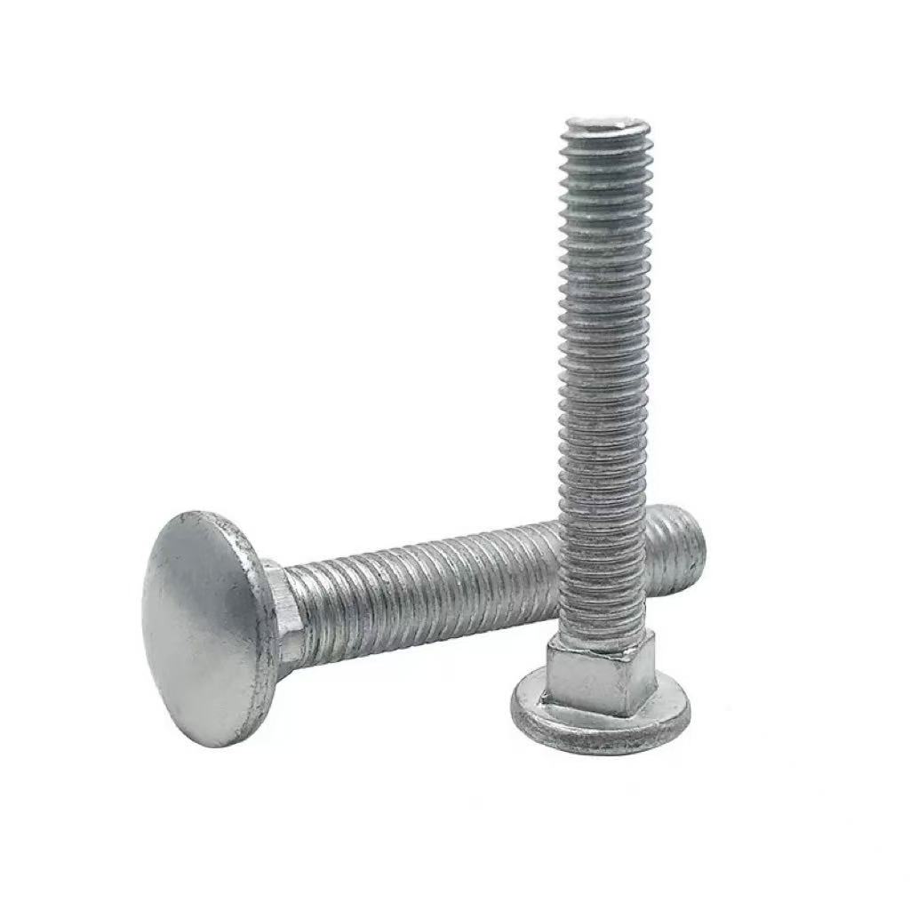 High-strength hot-dip galvanized grade 4.8, 8.8, 10.9, 12.9 carriage bolt DIN 603