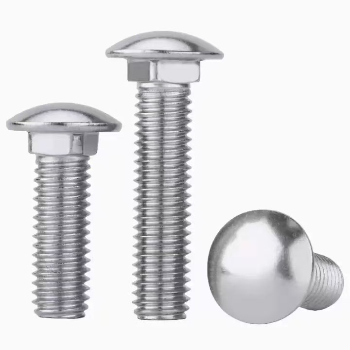 Stainless steel SS201, SS304, SS316 carriage bolt DIN 603