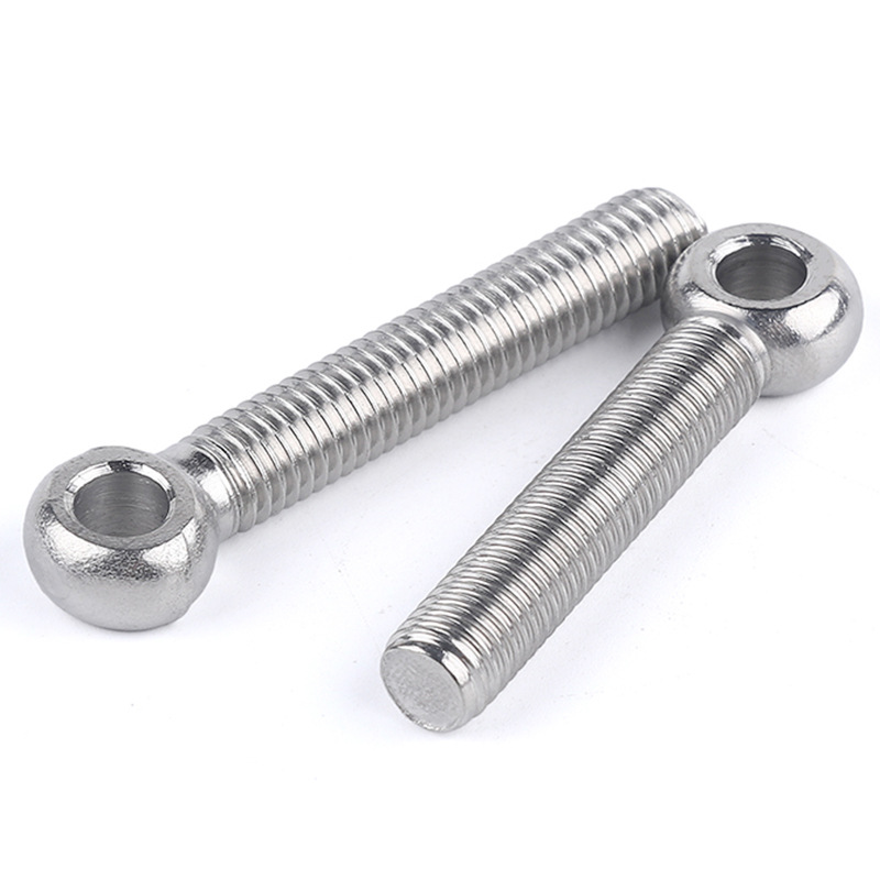 Stainless steel SS201, SS304, SS316 eye bolt with shoulder DIN 444