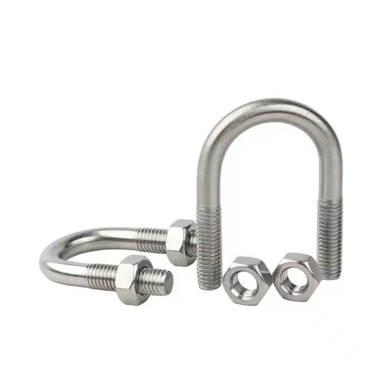 Stainless steel SS201, SS304, SS316 U-bolt DIN 3570