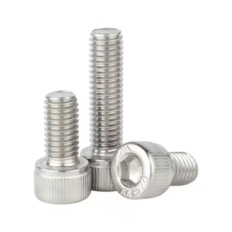Stainless steel SS201, SS304, SS316 hex socket head cap screw DIN 912
