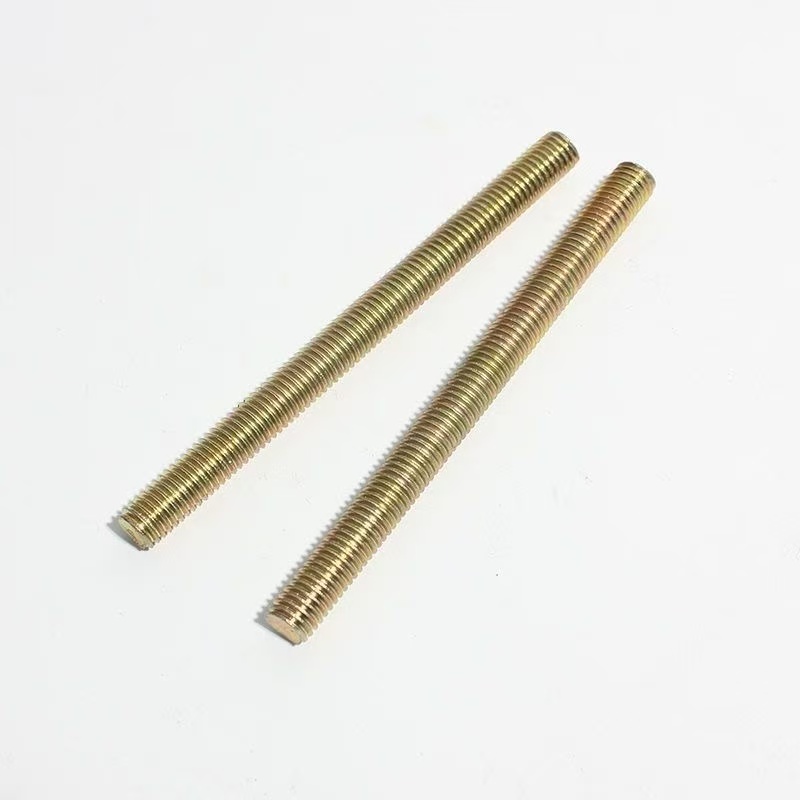 High-strength yellow zinc plated threaded rod DIN 975