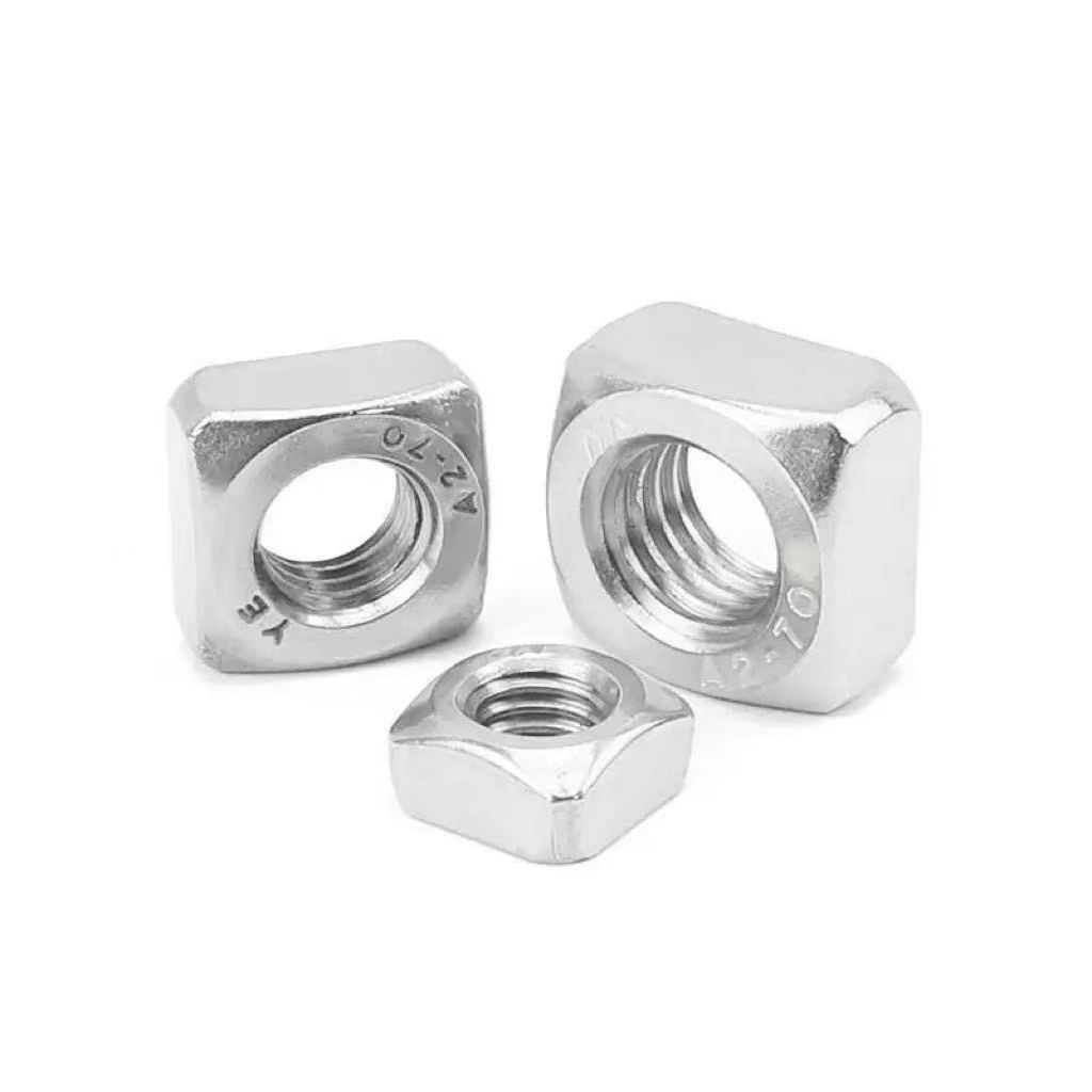 Stainless Steel SS304 / SS316 Square Nuts DIN 577