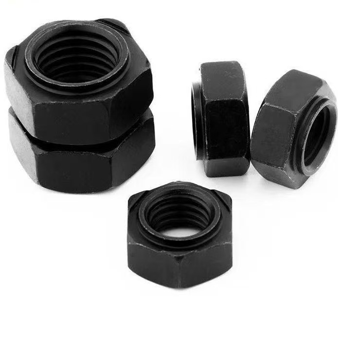High-strength black oxide property class 4, 8, 10, 12 hex weld nuts DIN 929