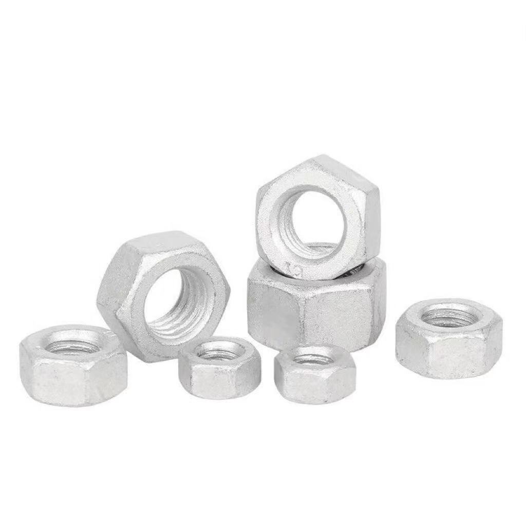 High-Strength Dacromet Coated Grade 4, 8, 10, 12 Hex Nuts DIN 934