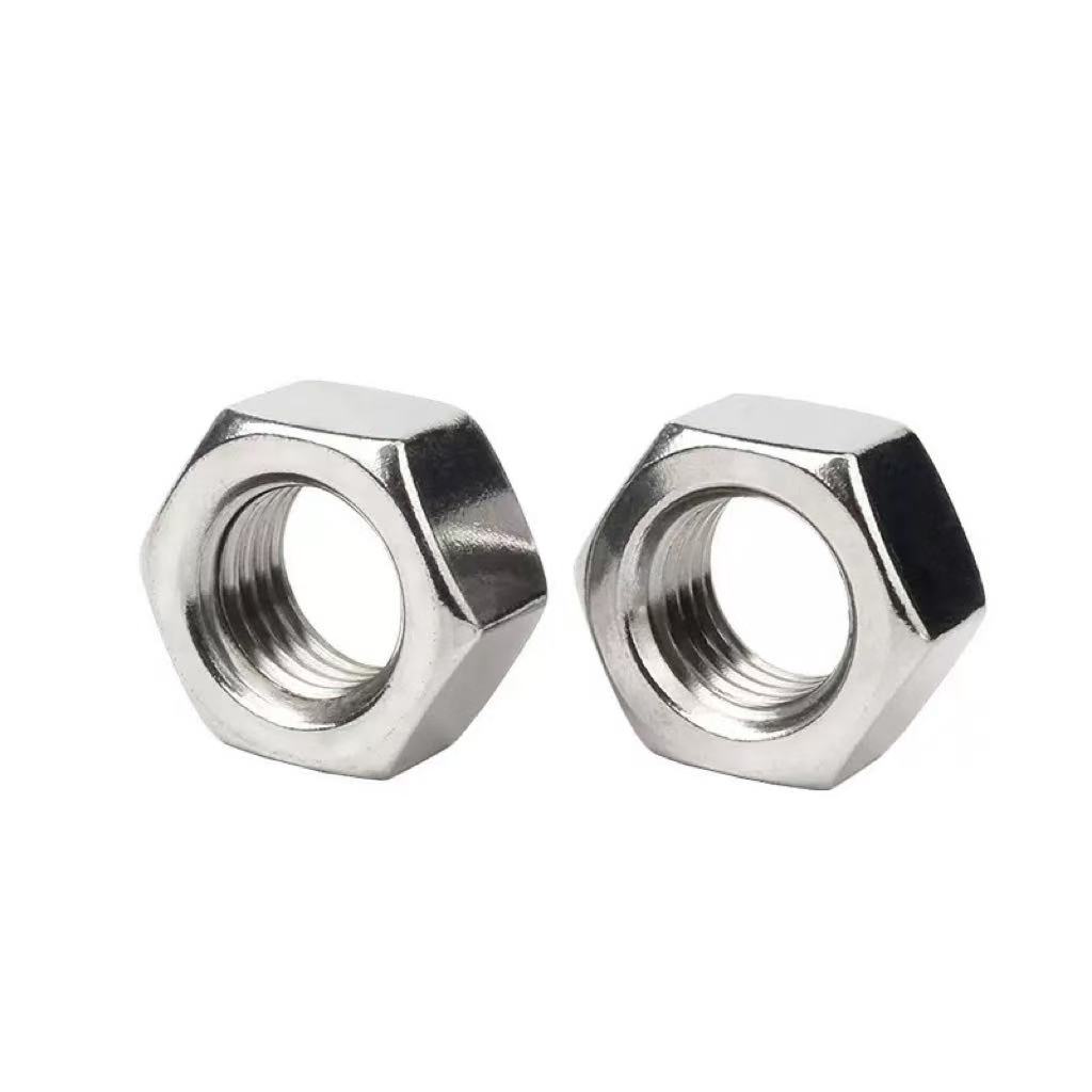 Stainless Steel SS304 / SS316 Hex Nuts DIN 934