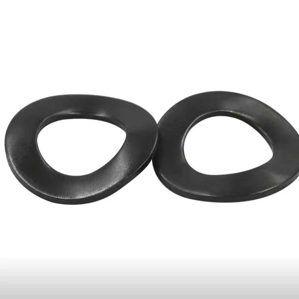 High-Strength Black Oxide Wave Washer DIN 137