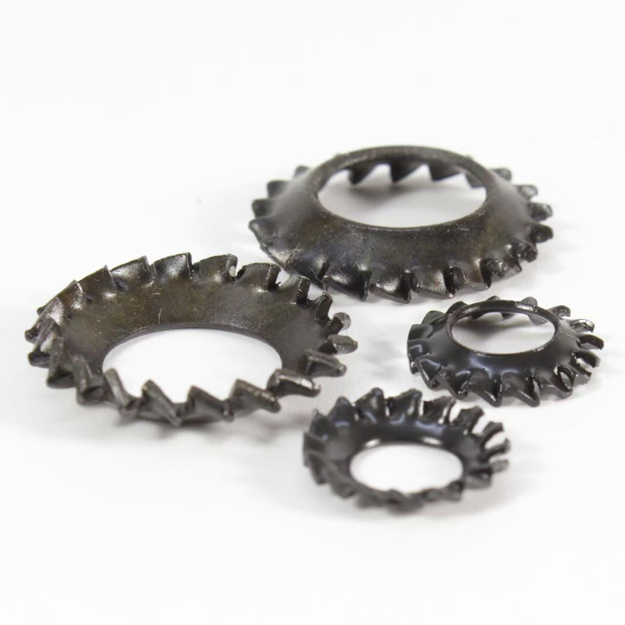 High-Strength Black Oxide Conical Serrated Lock Washer DIN 6798