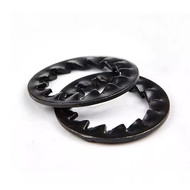 High-Strength Blackened Serrated Lock Washer DIN6798