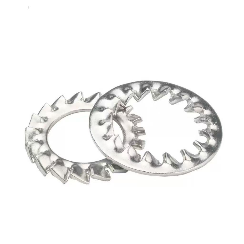Stainless Steel SS201 / SS304 / SS316 Serrated Lock Washer DIN6798