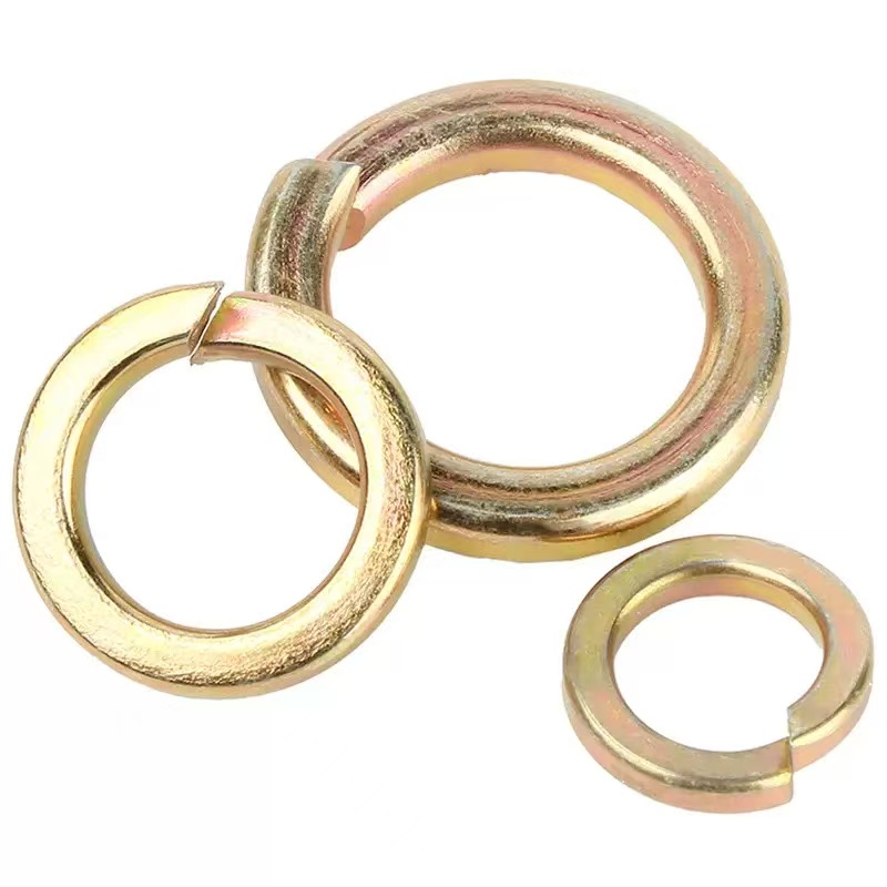 Yellow Zinc Plated Spring Washer