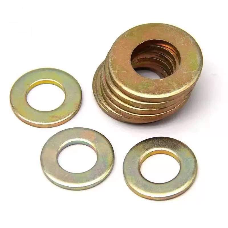 Yellow Zinc Plated Flat Washer