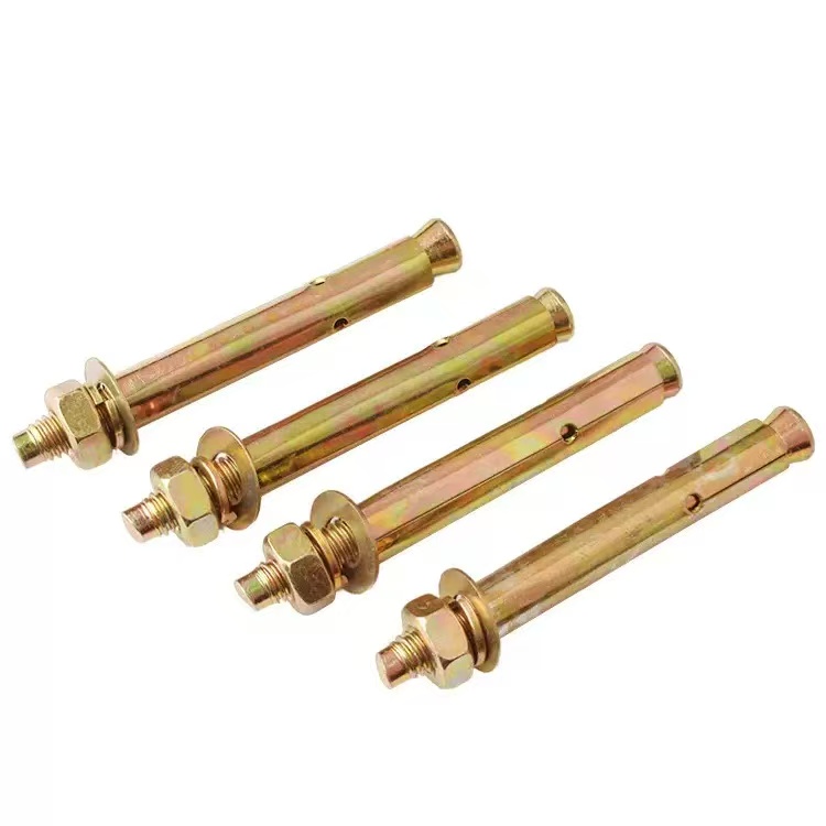 Yellow Zinc Plated Carbon Steel Expansion Anchor Bolt