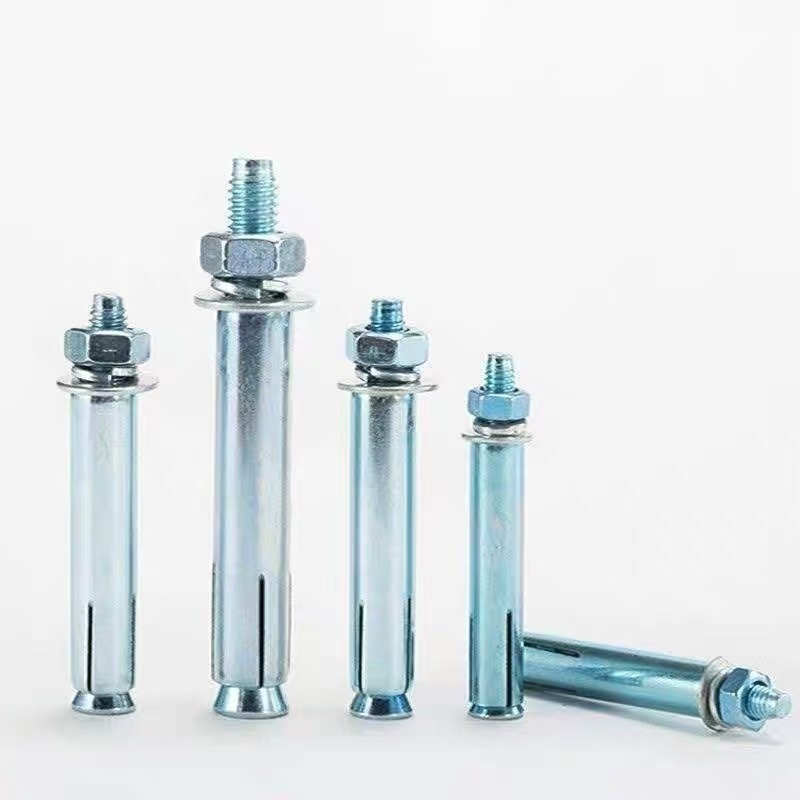 Blue-White Zinc Plated Carbon Steel Expansion Anchor Bolt