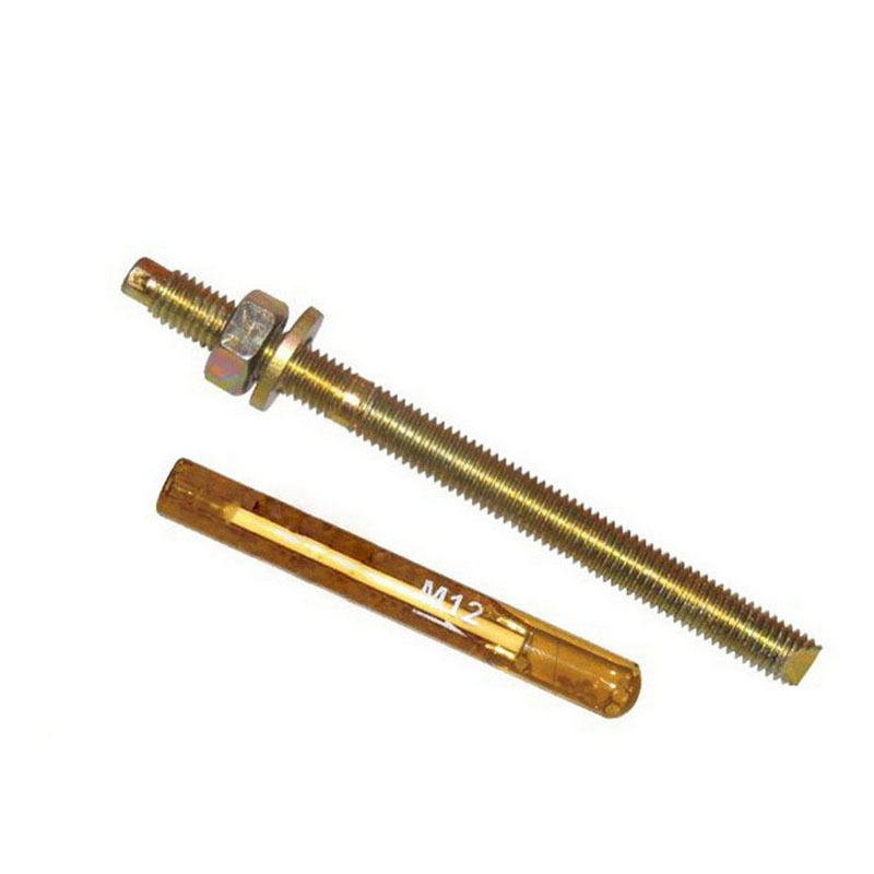 Yellow Zinc Plated Carbon Steel Chemical Anchor Bolt