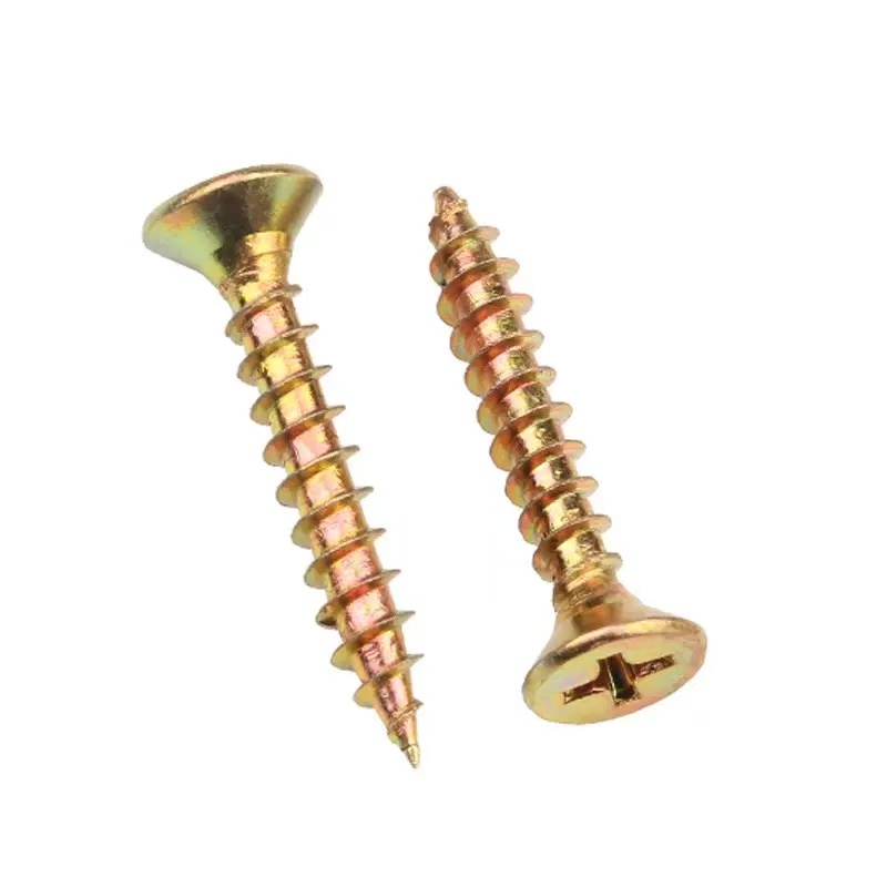 Yellow Zinc Plated Carbon Steel Drywall Screw