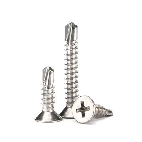 Stainless Steel Phillips Flat Head Self-Drilling Screw